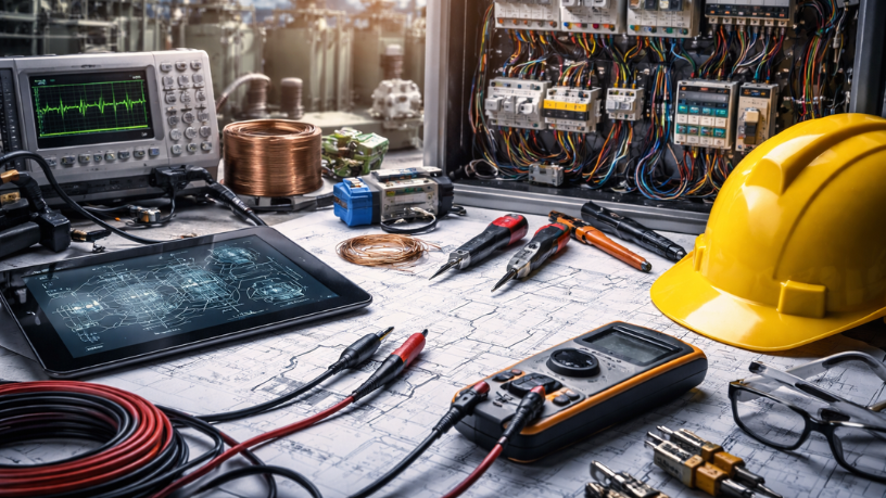 Matheus Vinicius Voigt explica que as áreas de atuação da engenharia elétrica vão da indústria à infraestrutura urbana.