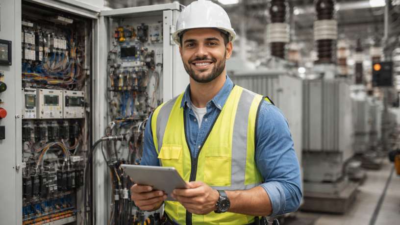 O engenheiro elétrico atua em projetos, manutenção e inovação em sistemas de energia, destaca Matheus Vinicius Voigt.